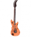 Opblaas elektrische gitaar oranje 55 cm