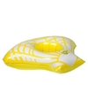 Opblaasbare blikjes houder gele zeeschelp 23 cm