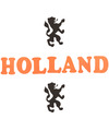 Oranje foam stickers Holland