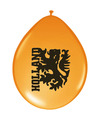 Oranje Holland ballonnen met leeuw 8 stuks