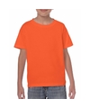 Oranje kinder t-shirts 150 grams 100% katoen