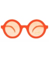 Oranje nerds feestbril