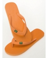 Oranje slippers voor dames