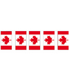 Papieren vlaggenlijn Canada landen decoratie