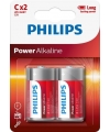 Philips powerlife batterijen LR14 C 2 stuks