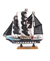 Piraten boot decoratie op voet 24 cm