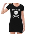 Piraten carnavalsjurkje-jurk zwart voor dames