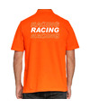 Racing supporter-race fan polo shirt oranje voor heren