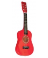 Rode speelgoed gitaar