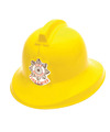 Rubies Brandweer verkleed helm geel kunststof voor kinderen