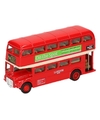 Schaalmodel London Bus rood 12 cm