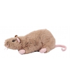 Speelgoed knuffels pluche bruine rat van 22 cm