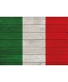 Vintage poster met vlag van Italie 84 cm