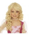 Widmann Pruik Prinses kinderen blond prinsessen verkleedpruik