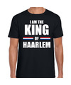 Zwart I am the King of Haarlem t-shirt Koningsdag shirt voor heren